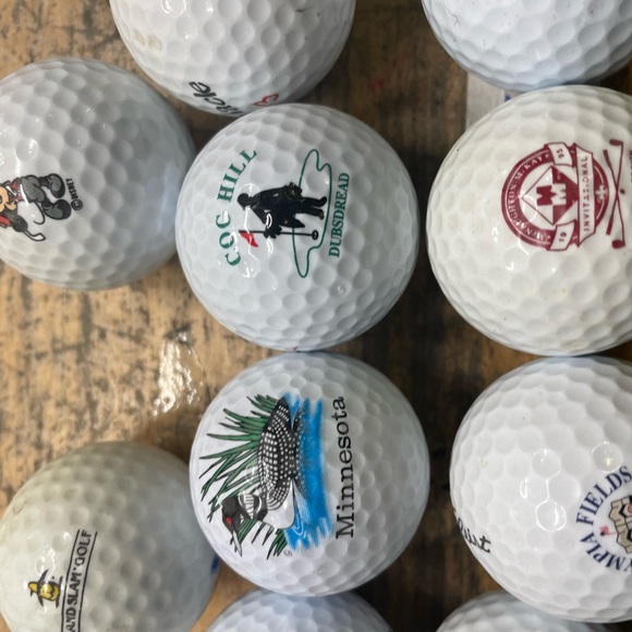 Golf ball collection. 
25 Pc collectible golf balls with clubs logos - Picture 5 of 15
